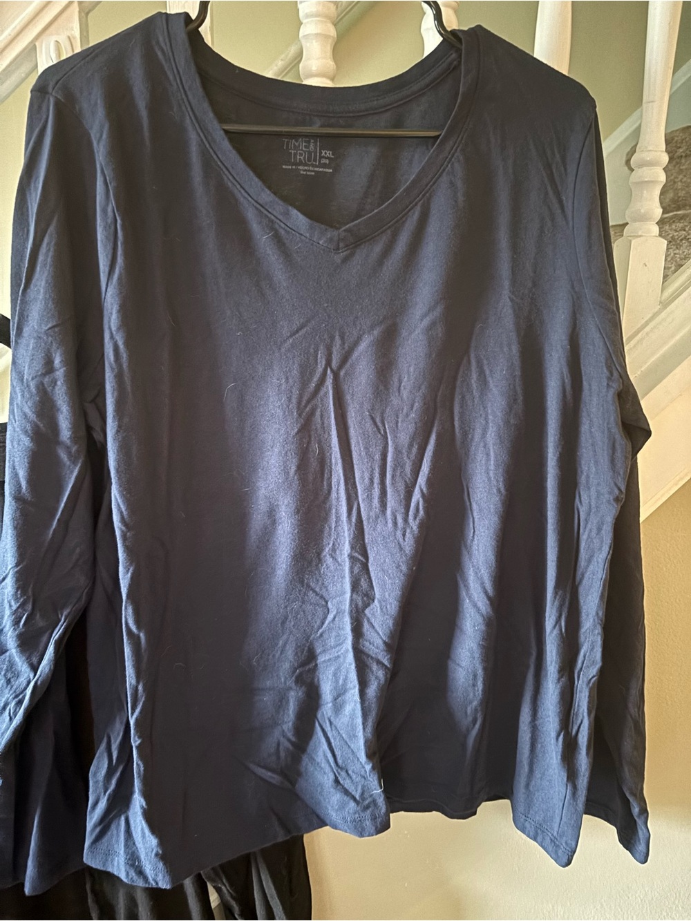 Long sleeve Tshirts Time and Tru (navy and black)